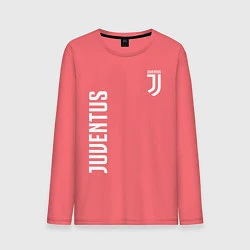 Лонгслив хлопковый мужской JUVENTUS, цвет: коралловый