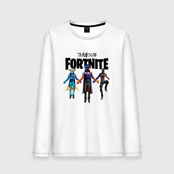Лонгслив хлопковый мужской TRAVIS SCOTT X FORTNITE, цвет: белый