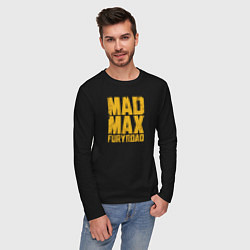 Лонгслив хлопковый мужской Mad Max, цвет: черный — фото 2