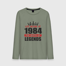 Мужской лонгслив 1984 - рождение легенды