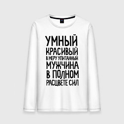 Мужской лонгслив В меру упитанный мужчина
