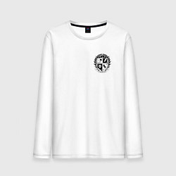 Лонгслив хлопковый мужской Академия Амбрелла 2, цвет: белый