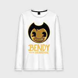 Лонгслив хлопковый мужской Bendy And The Ink Machine, цвет: белый