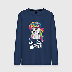 Мужской лонгслив Unicorn hipster