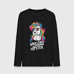 Мужской лонгслив Unicorn hipster