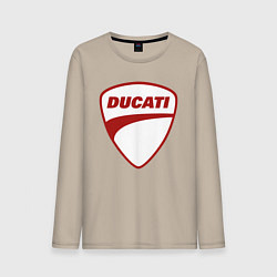 Мужской лонгслив Ducati Logo Дукати Лого Z