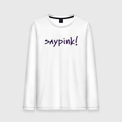 Лонгслив хлопковый мужской Saypink!, цвет: белый