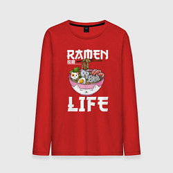 Мужской лонгслив Ramen life