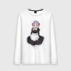 Лонгслив хлопковый мужской Ноэлль горнечная Ордо Фавонус, цвет: белый