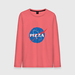 Мужской лонгслив NASA Pizza