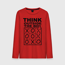 Мужской лонгслив THINK OUTSIDE THE BOX