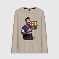 Мужской лонгслив Lionel Messi Barcelona Argentina