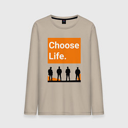 Мужской лонгслив Choose Life