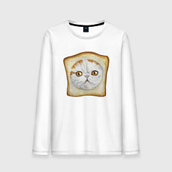 Мужской лонгслив Bread Cat