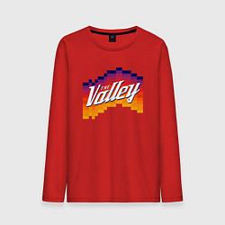 Лонгслив хлопковый мужской Финикс - The Valley, цвет: красный