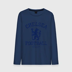 Лонгслив хлопковый мужской Chelsea FC: Lion, цвет: тёмно-синий