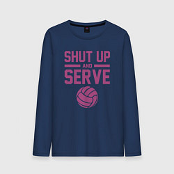 Мужской лонгслив Shut Up And Serve