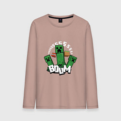 Мужской лонгслив Криперы Creepers и Динамит