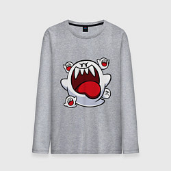 Лонгслив хлопковый мужской Mario Bu, цвет: меланж