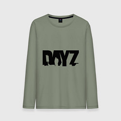 Лонгслив хлопковый мужской DayZ, цвет: авокадо
