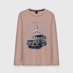 Мужской лонгслив Mercedes Gelendwagen G63 AMG G-class G400d