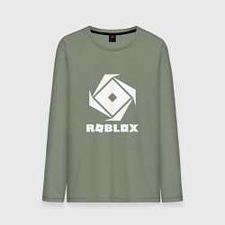 Мужской лонгслив ROBLOX WHITE LOGO