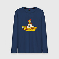 Мужской лонгслив The Beatles Yellow Submarine в дудл стиле