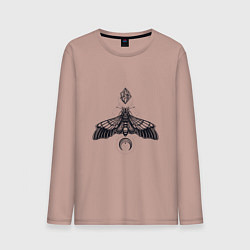 Мужской лонгслив Тату моль