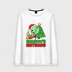 Мужской лонгслив Christmas Zombie