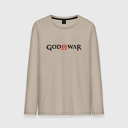 Мужской лонгслив GOD OF WAR LOGO BLACK RED