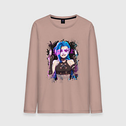 Мужской лонгслив JINX SHOOT ARCANE LOL