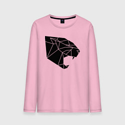 Лонгслив хлопковый мужской Triangle pantera, цвет: светло-розовый