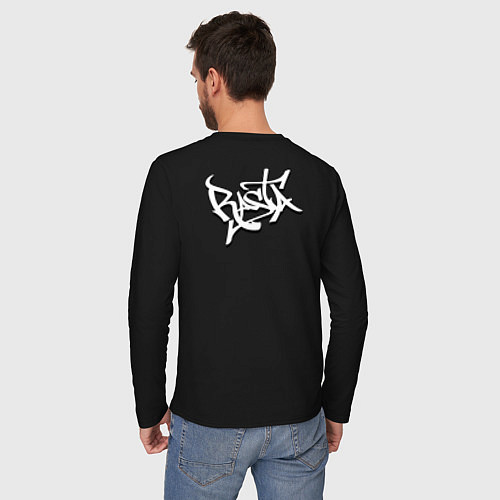 Мужской лонгслив Jam lioN / Черный – фото 4