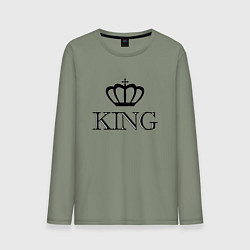 Мужской лонгслив KING Парные Король