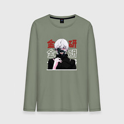 Мужской лонгслив Токийский гуль Tokyo Ghoul, Ken Kaneki Канеки Кен