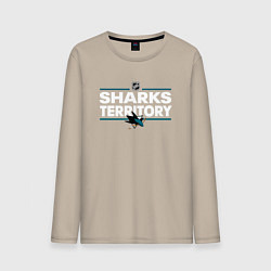 Мужской лонгслив SHARKS TERRITORY САН-ХОСЕ ШАРКС