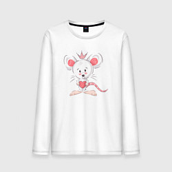 Мужской лонгслив Королева мышка