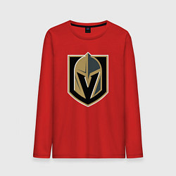 Лонгслив хлопковый мужской Vegas Golden Knights , Вегас Голден Найтс, цвет: красный