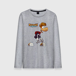 Лонгслив хлопковый мужской Rayman Legends Рэйман, цвет: меланж