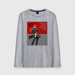 Мужской лонгслив Совы Genshin Impact x Twin Peaks кроссовер