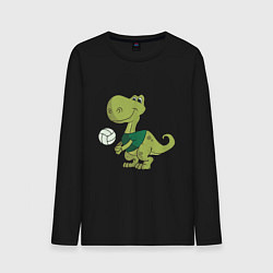 Мужской лонгслив Volleyball Dinosaur