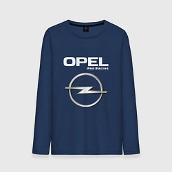 Лонгслив хлопковый мужской OPEL Pro Racing, цвет: тёмно-синий
