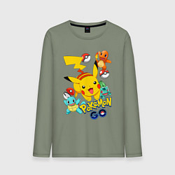 Мужской лонгслив ПОКЕМОНЫ POKEMON
