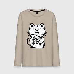Мужской лонгслив JDM Cat & Engine Japan