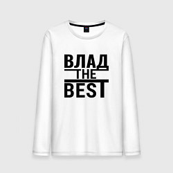 Лонгслив хлопковый мужской ВЛАД THE BEST, цвет: белый