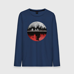 Мужской лонгслив Stranger Things Moon