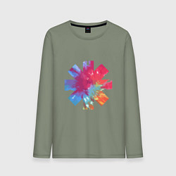Лонгслив хлопковый мужской RHCP Color, цвет: авокадо