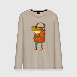 Мужской лонгслив Лягуха на расслабоне