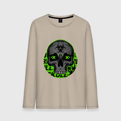 Мужской лонгслив SKULL TOXIC