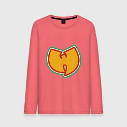 Лонгслив хлопковый мужской Wu-Tang Colors, цвет: коралловый